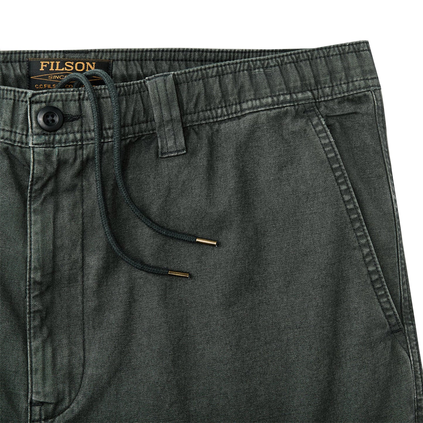 Filson Oakville Canvas Shorts Gravel - The Sporting Lodge