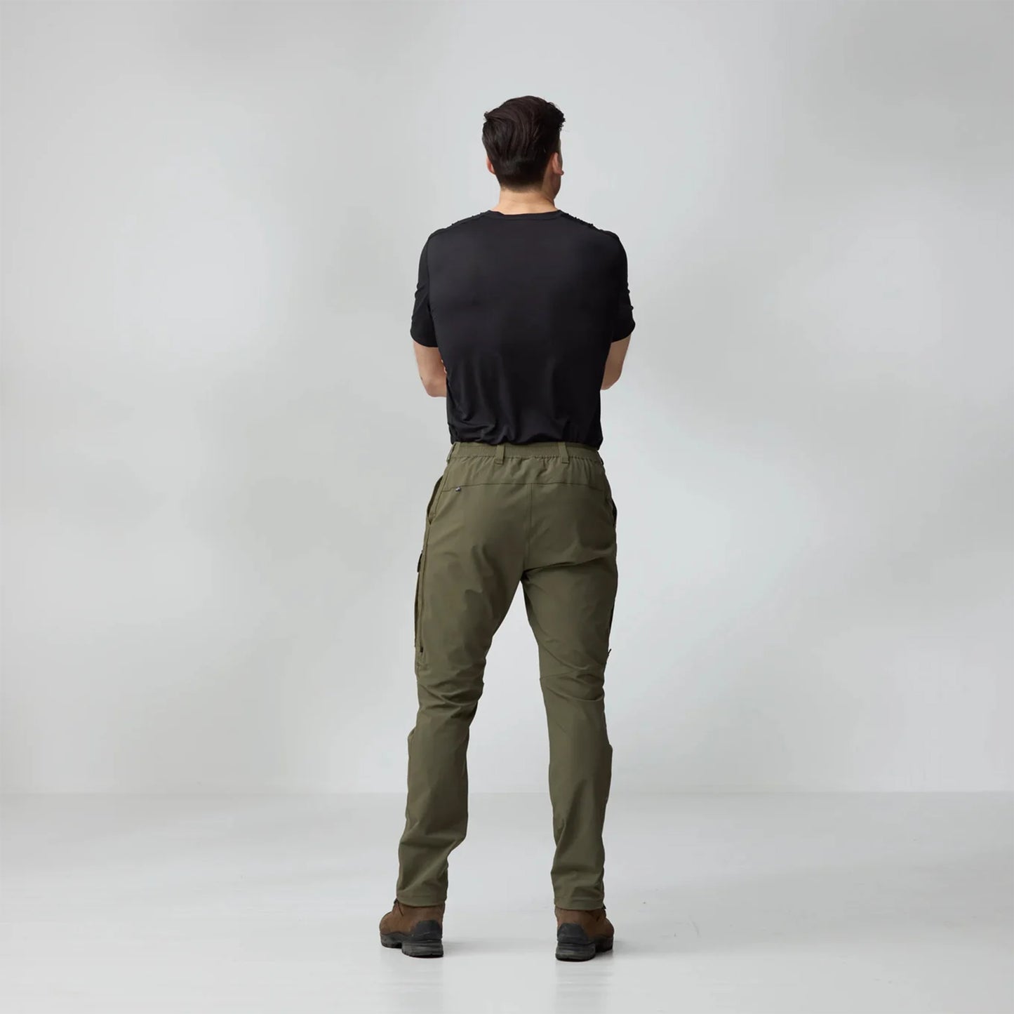 Fjallraven Abisko Hybrid Trail Trousers Regular Laurel Green