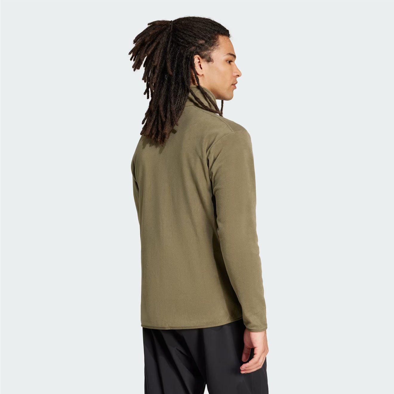 Adidas Terrex Essential Full Zip Fleece Olive Strata - The Sporting Lodge