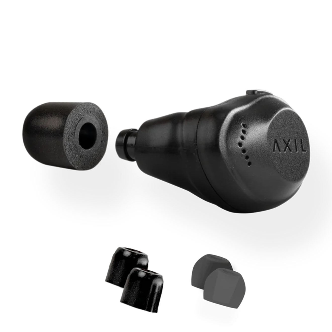 AXIL XCor Electronic Ear Buds Black - The Sporting Lodge