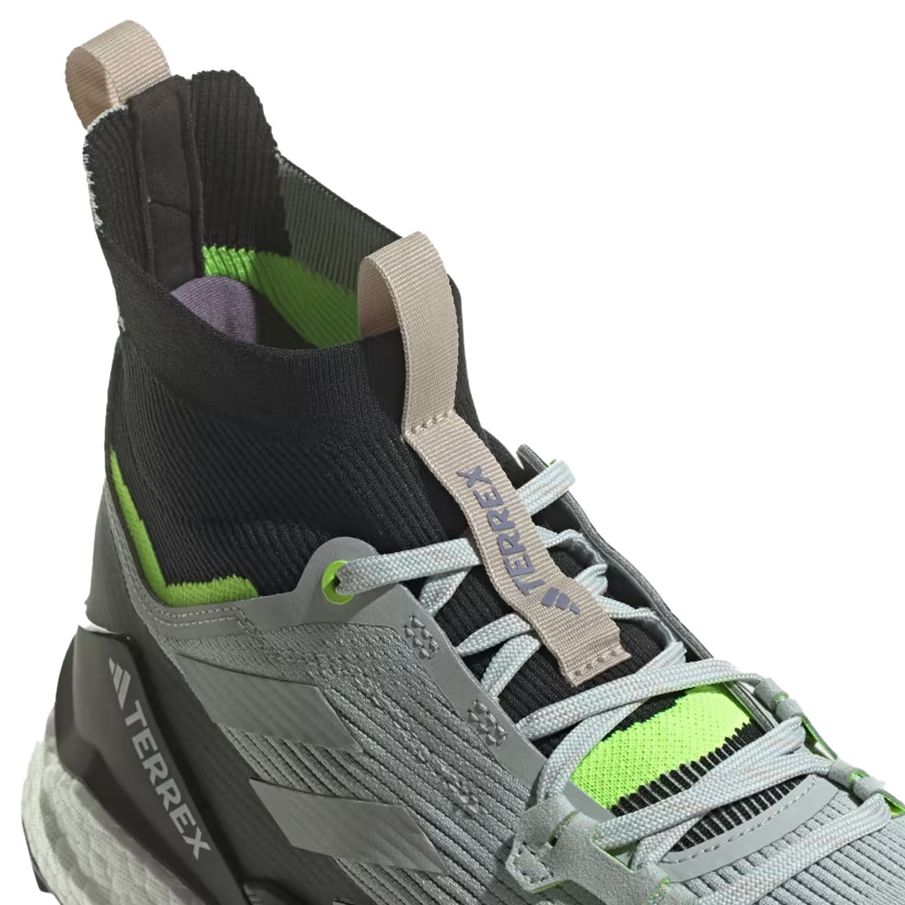 Adidas Terrex Free Hiker 2.0 Hiking Shoes Wonder Silver / Wonder Silver / Lucid Lemon-2