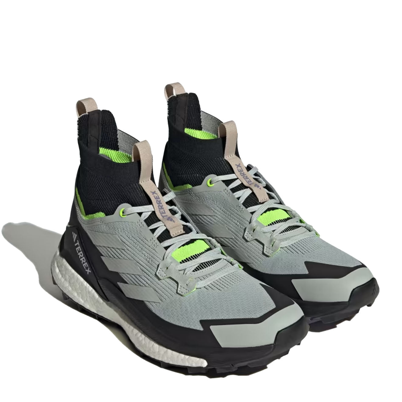 Adidas Terrex Free Hiker 2.0 Hiking Shoes Wonder Silver / Wonder Silver / Lucid Lemon-6