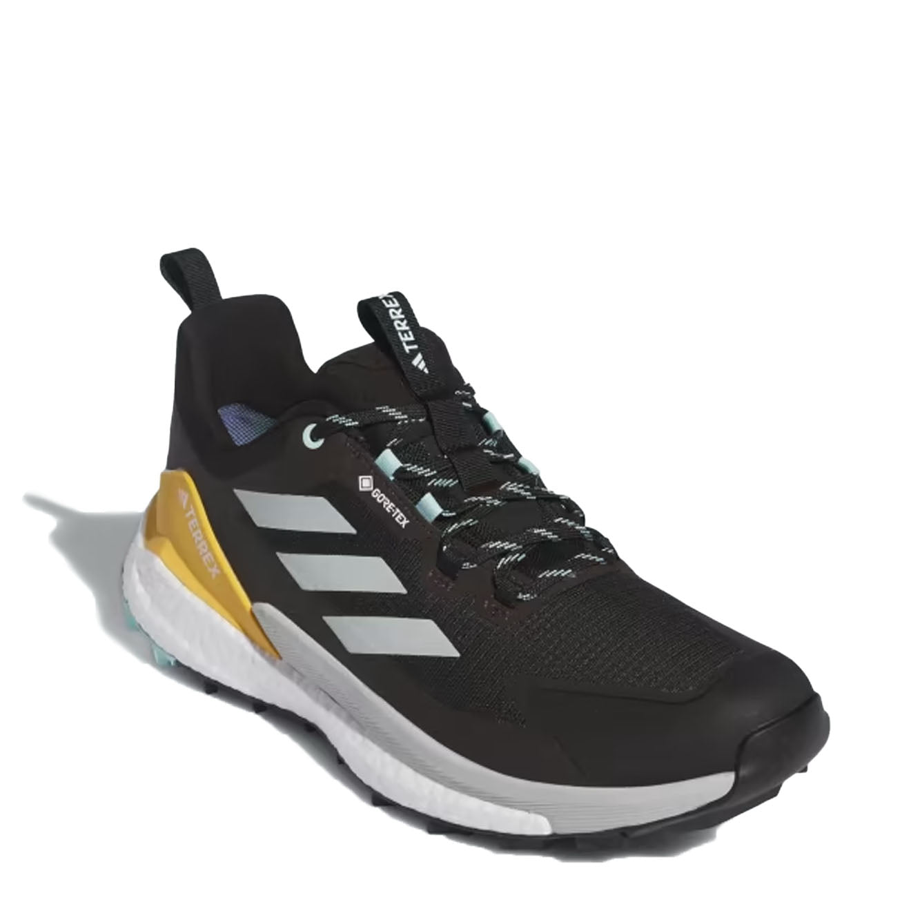 Adidas Terrex Free Hiker 2.0 Low Gore-Tex Hiking Shoes Core Black / Wonder Silver / Semi Flash Aqua-6