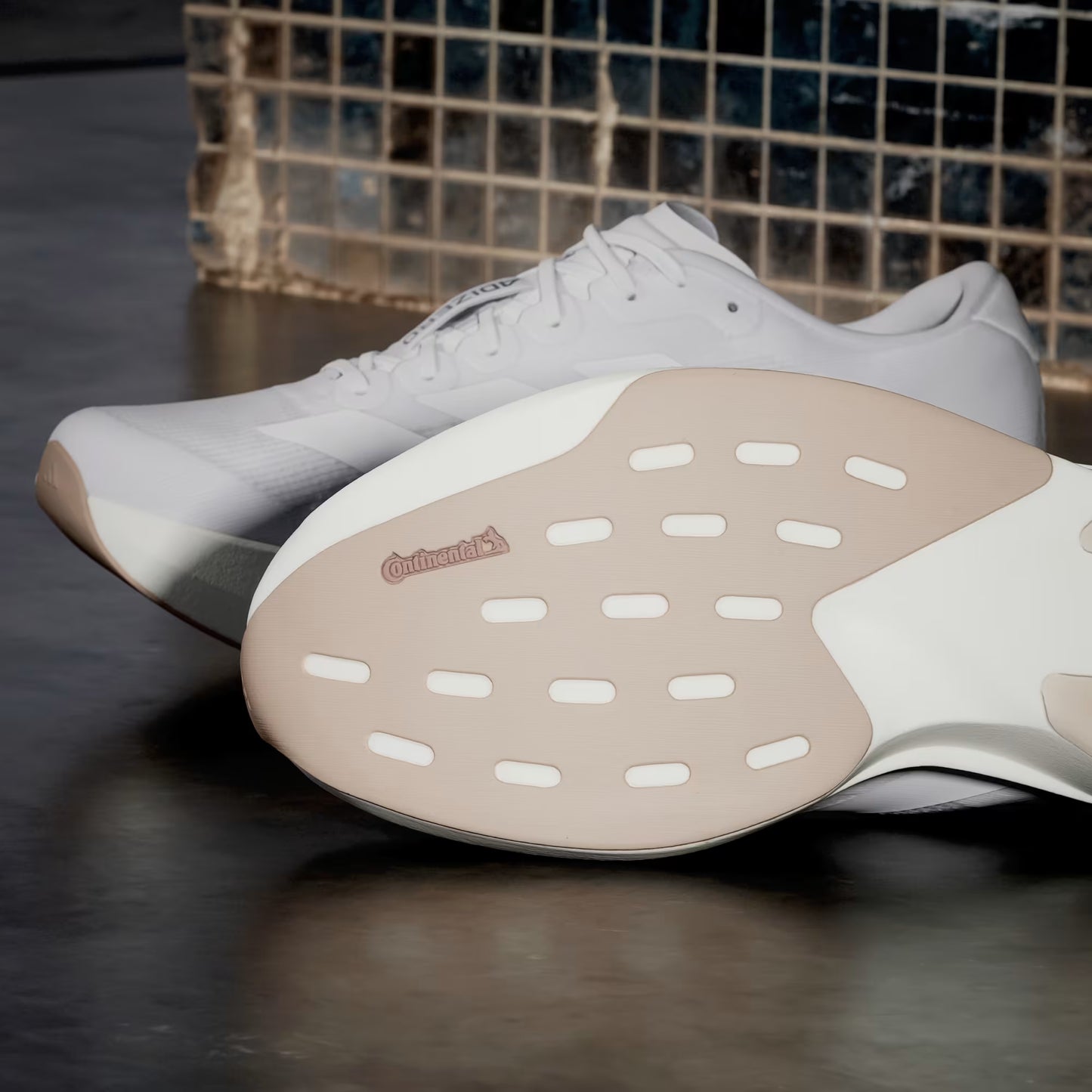 Adidas Adizero Evo SL M Trainer White / White / Warm Sandstone