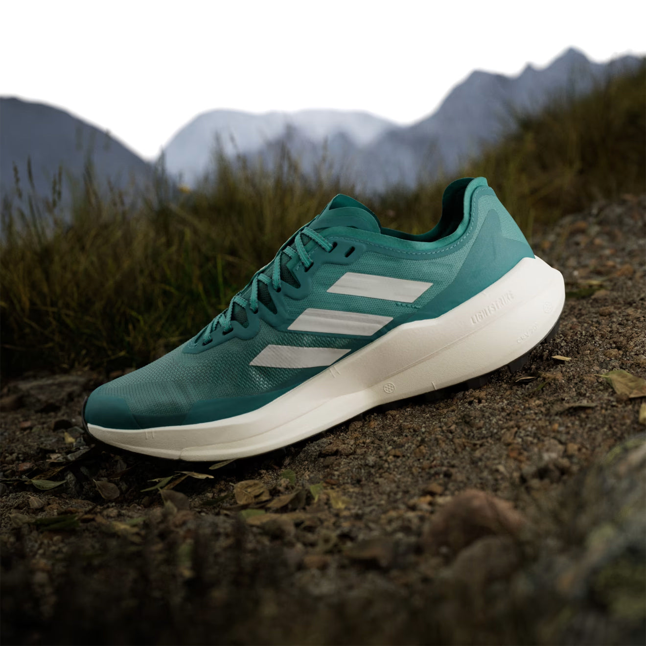 Adidas Terrex Agravic Speed Running Shoe Pure Teal / Grey One / Core Black