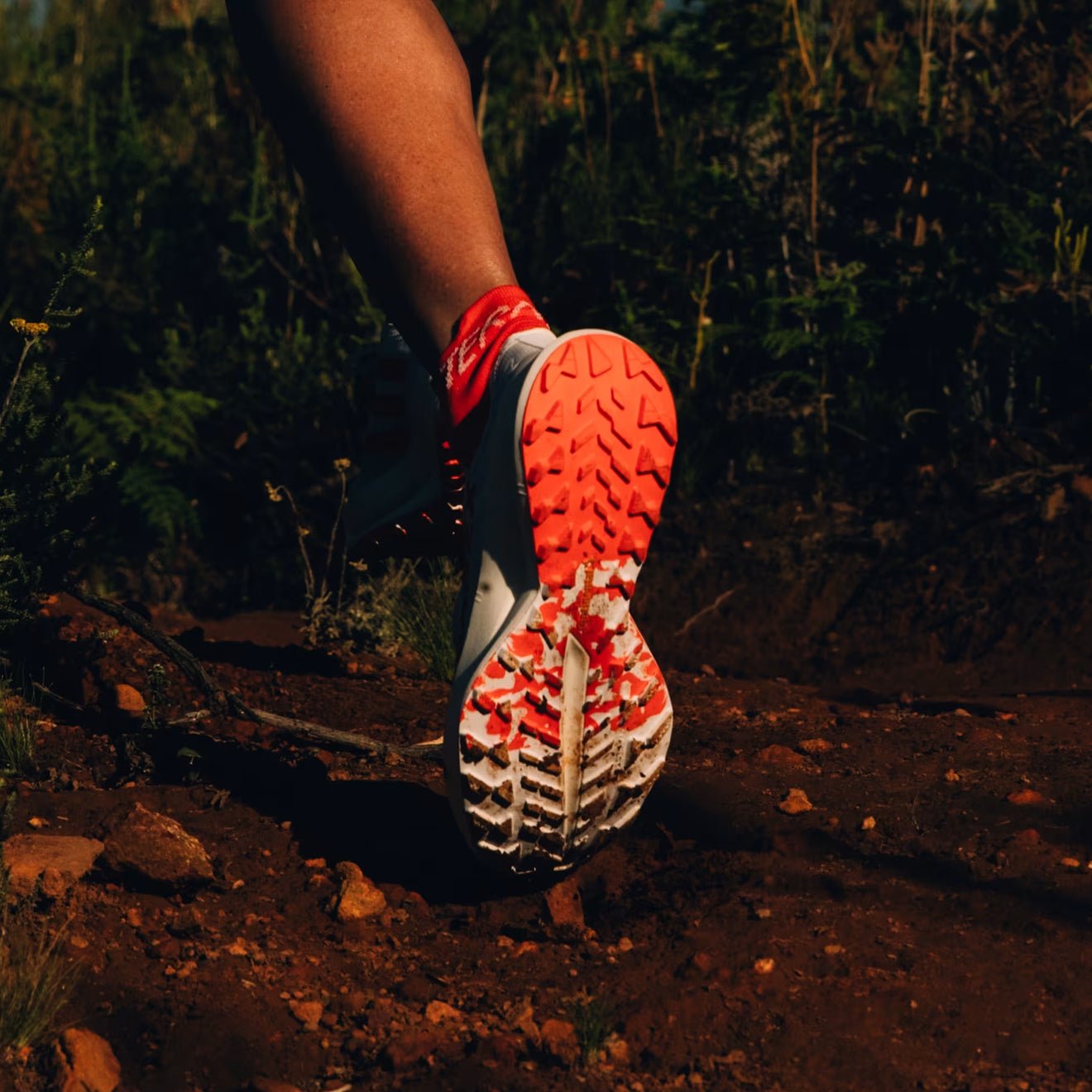 Adidas Terrex Agravic Speed Ultra Trail Running Shoes Ultra Cloud White / Impact Orange / Dash Grey - The Sporting Lodge