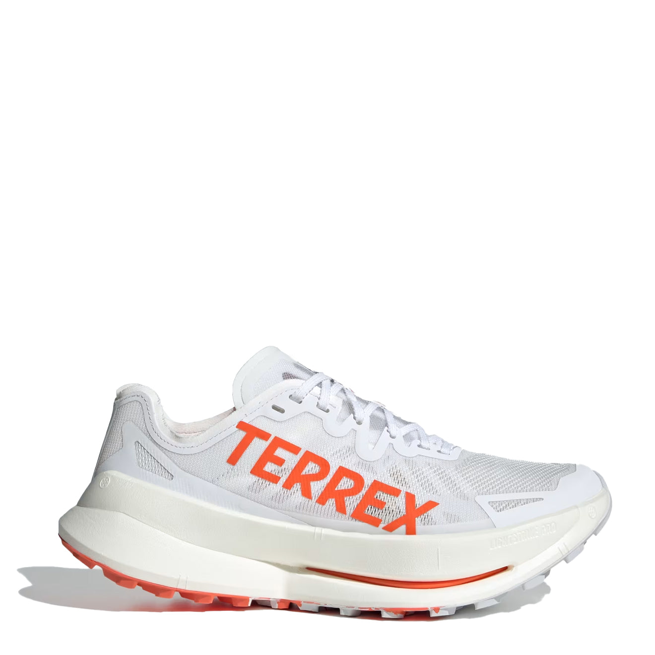 Adidas Terrex Agravic Speed Ultra Trail Running Shoes Ultra Cloud White / Impact Orange / Dash Grey