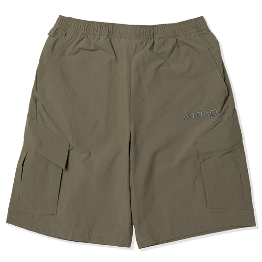 Adidas Terrex Cargo Shorts Olive Strata - The Sporting Lodge