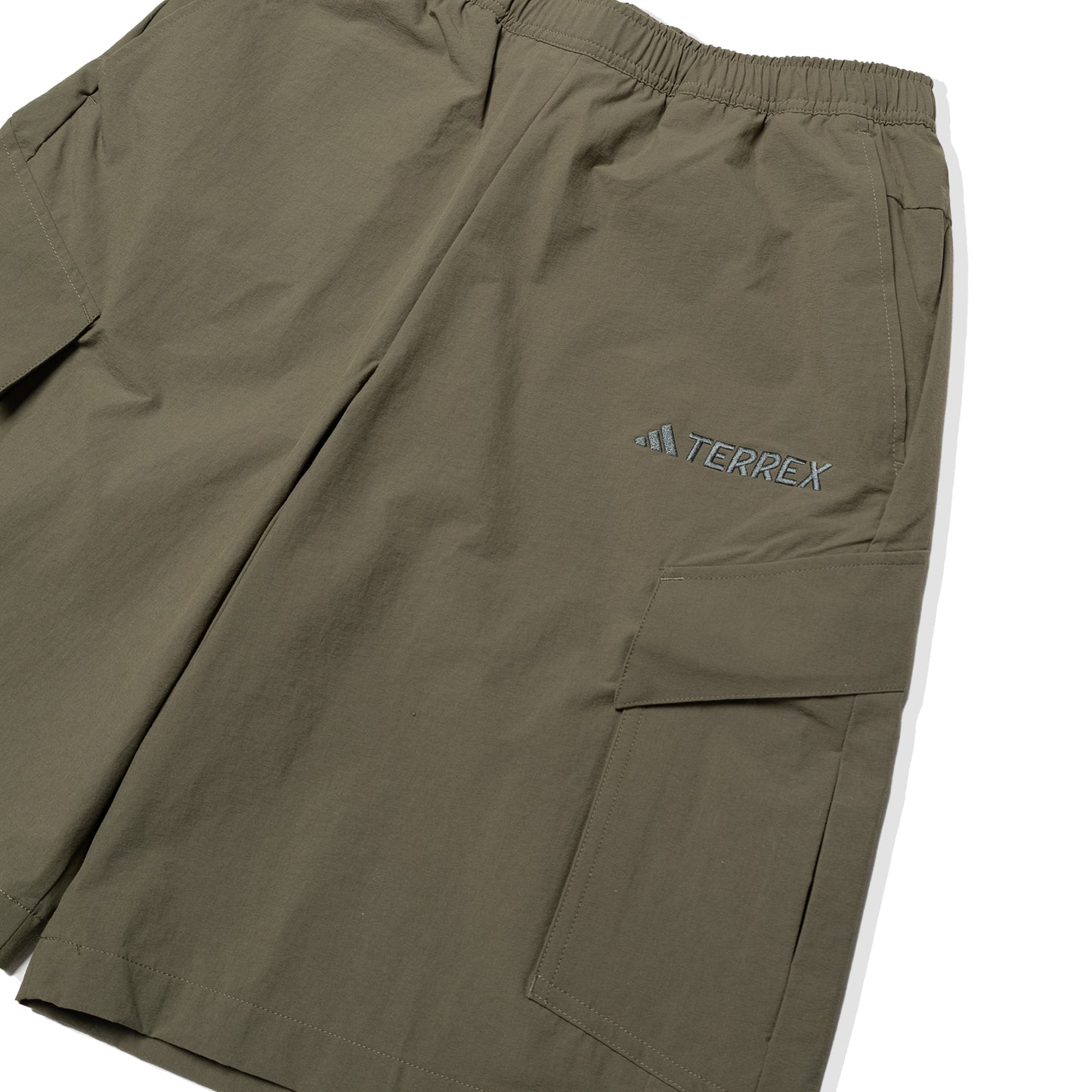 Adidas Terrex Cargo Shorts Olive Strata - The Sporting Lodge
