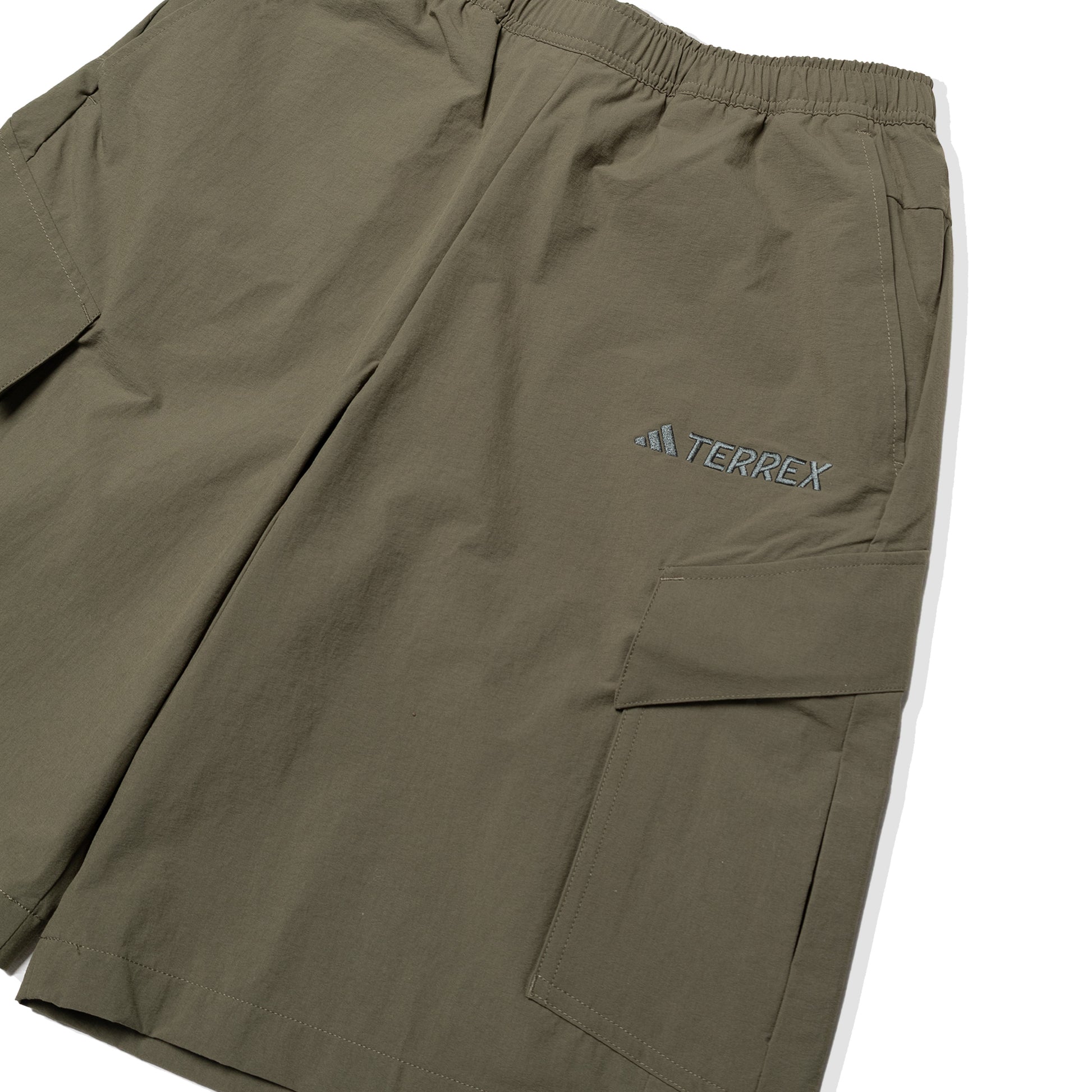 Adidas Terrex Cargo Shorts Olive Strata - The Sporting Lodge