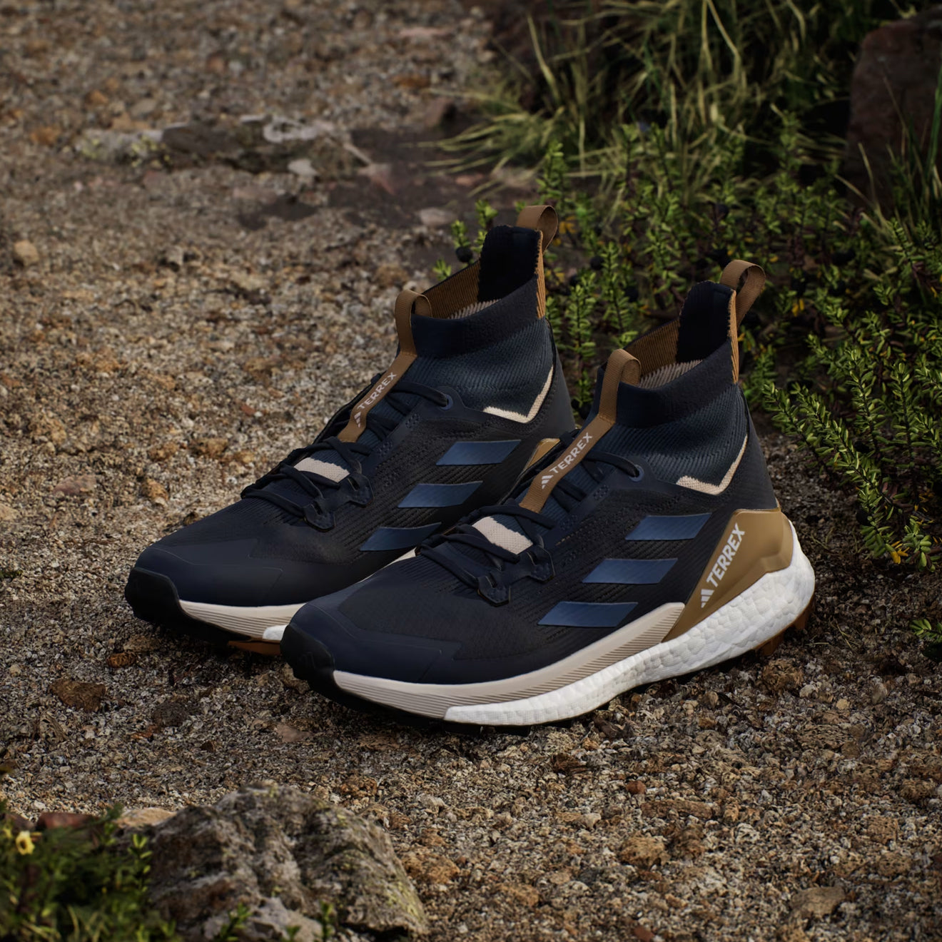 Adidas Terrex Free Hiker 2.0 Hiking Shoe Legend Ink / Wonder Steel - The Sporting Lodge