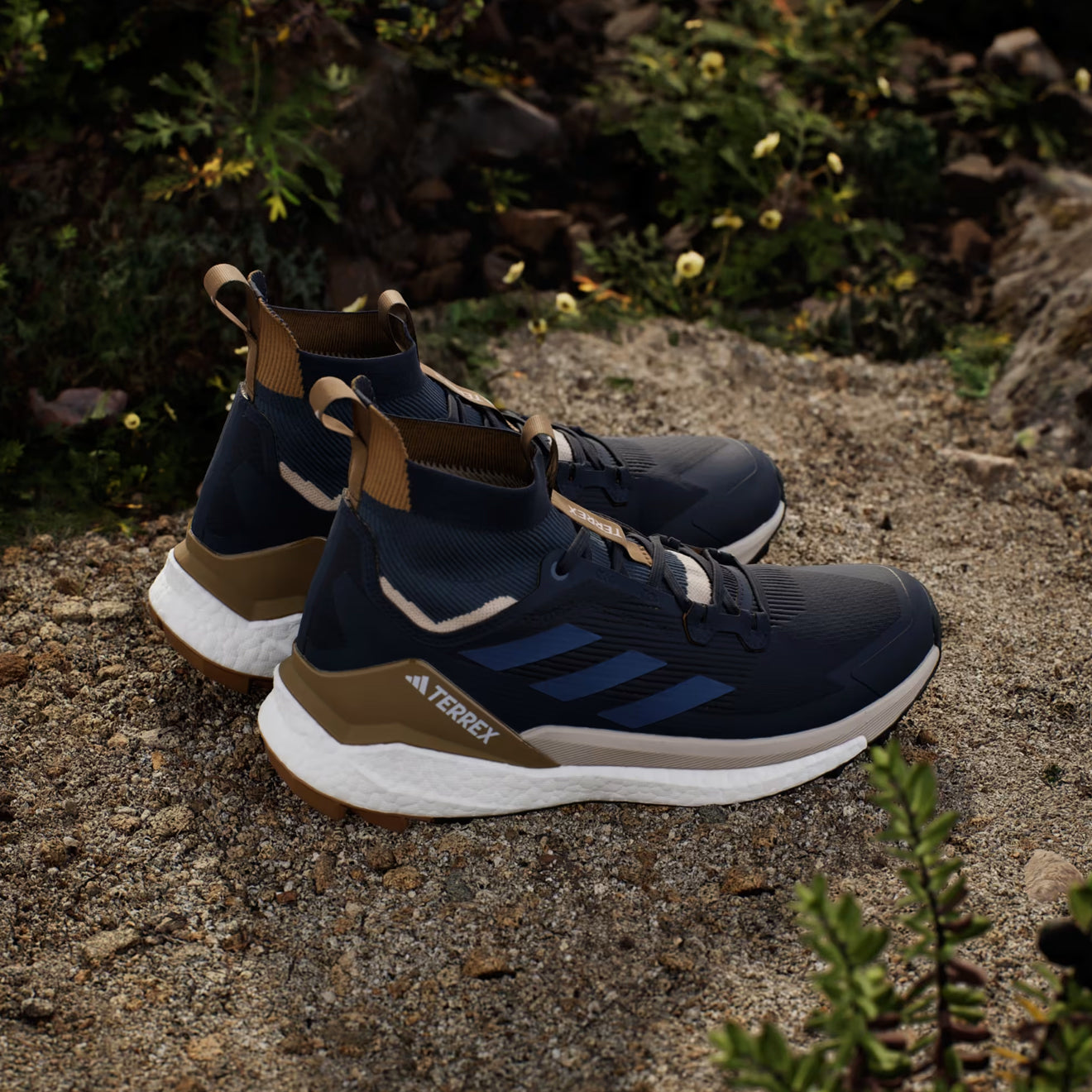 Adidas Terrex Free Hiker 2.0 Hiking Shoe Legend Ink / Wonder Steel - The Sporting Lodge
