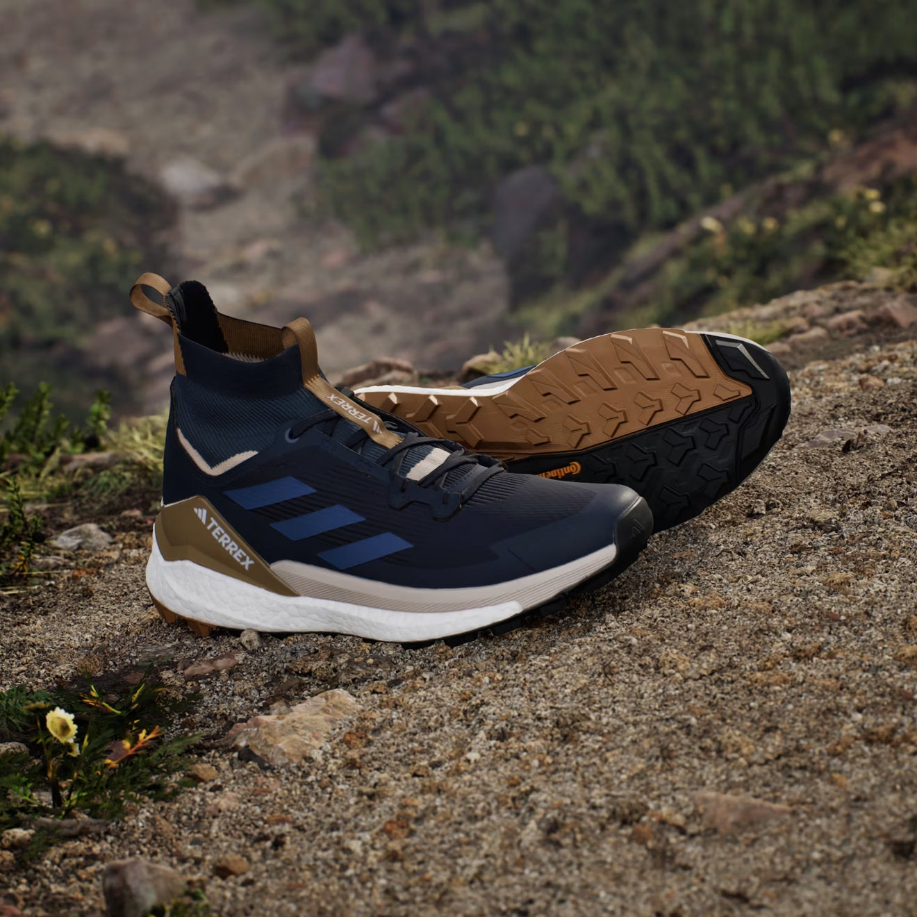 Adidas Terrex Free Hiker 2.0 Hiking Shoe Legend Ink / Wonder Steel - The Sporting Lodge