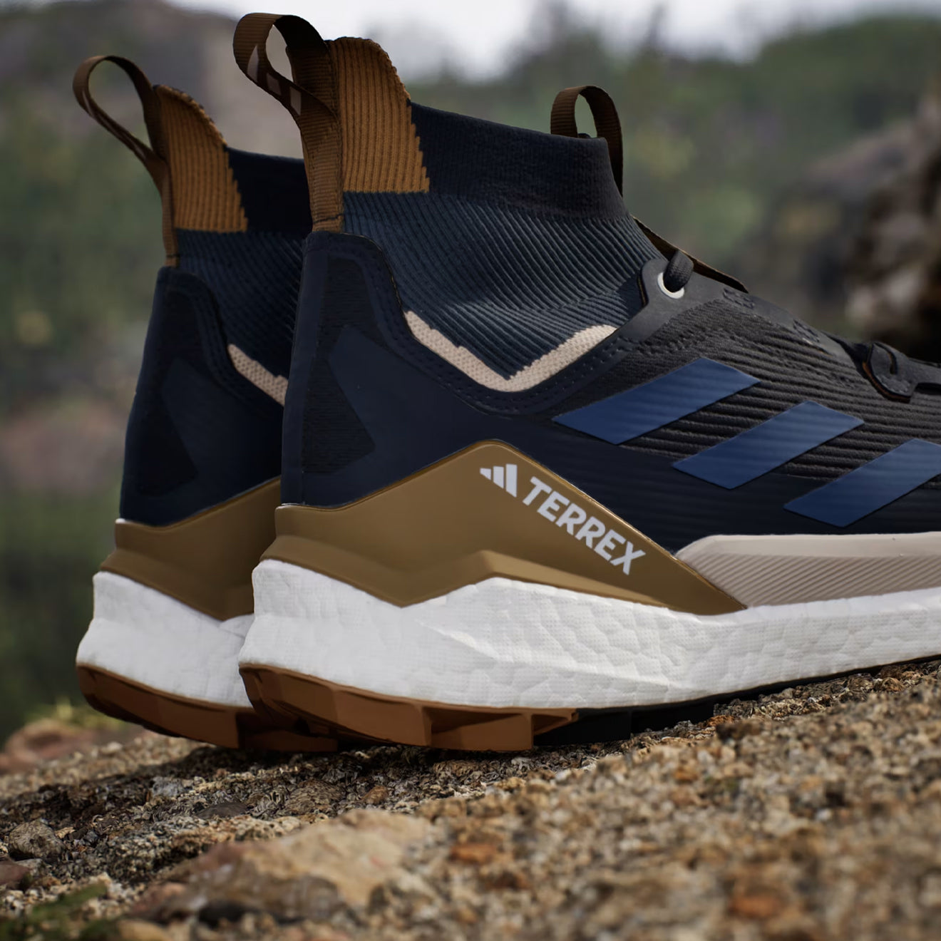Adidas Terrex Free Hiker 2.0 Hiking Shoe Legend Ink / Wonder Steel - The Sporting Lodge