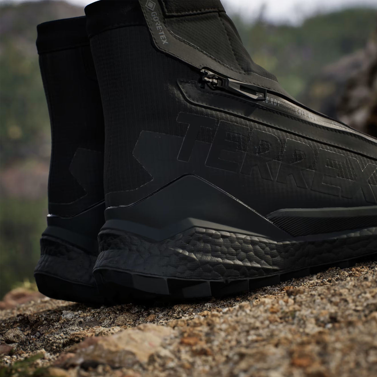 Adidas Terrex Free Hiker 2 Hiking Shoes Core Black / Core Black / Grey Four - The Sporting Lodge