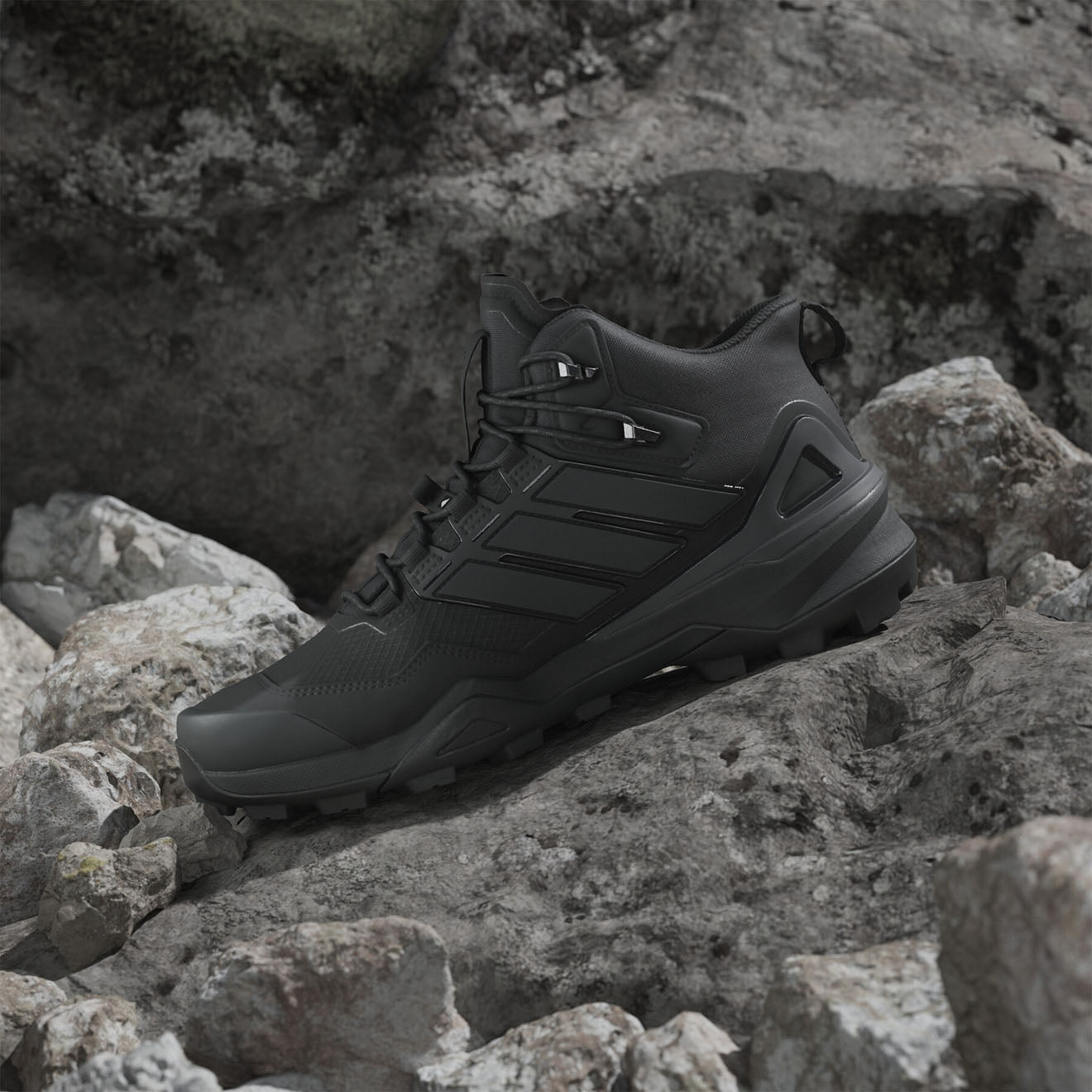 Adidas Terrex  Hiking boots Skychaser Mid Black - The Sporting Lodge