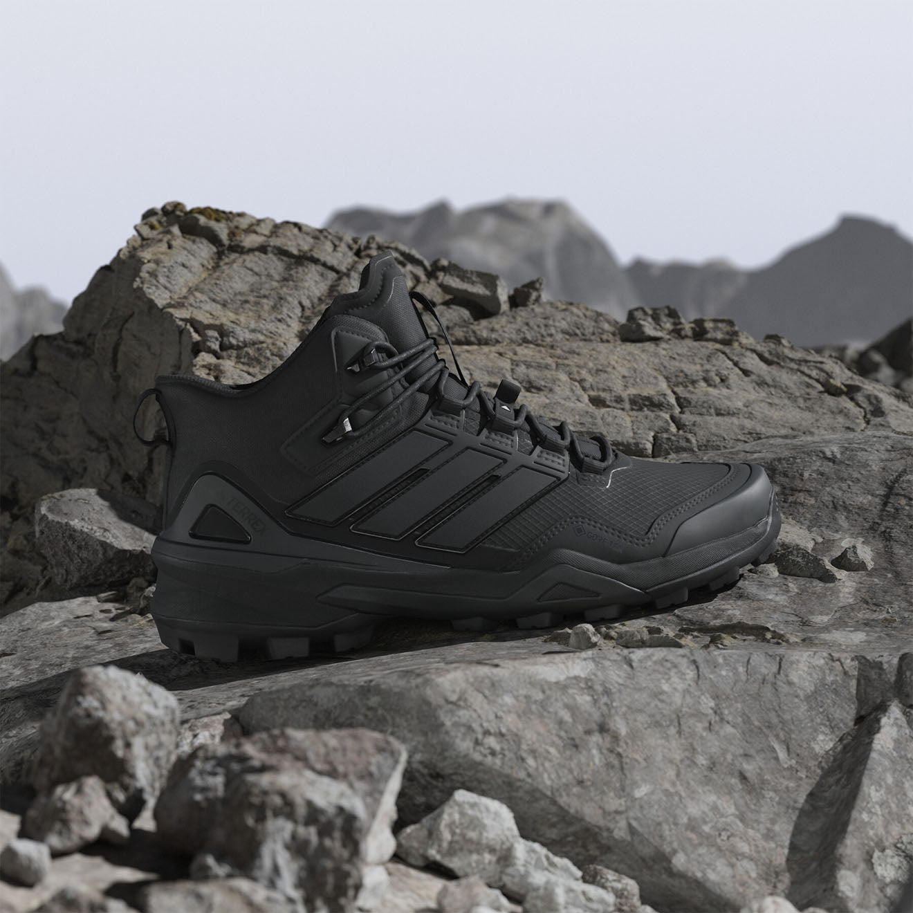 Adidas Terrex  Hiking boots Skychaser Mid Black - The Sporting Lodge