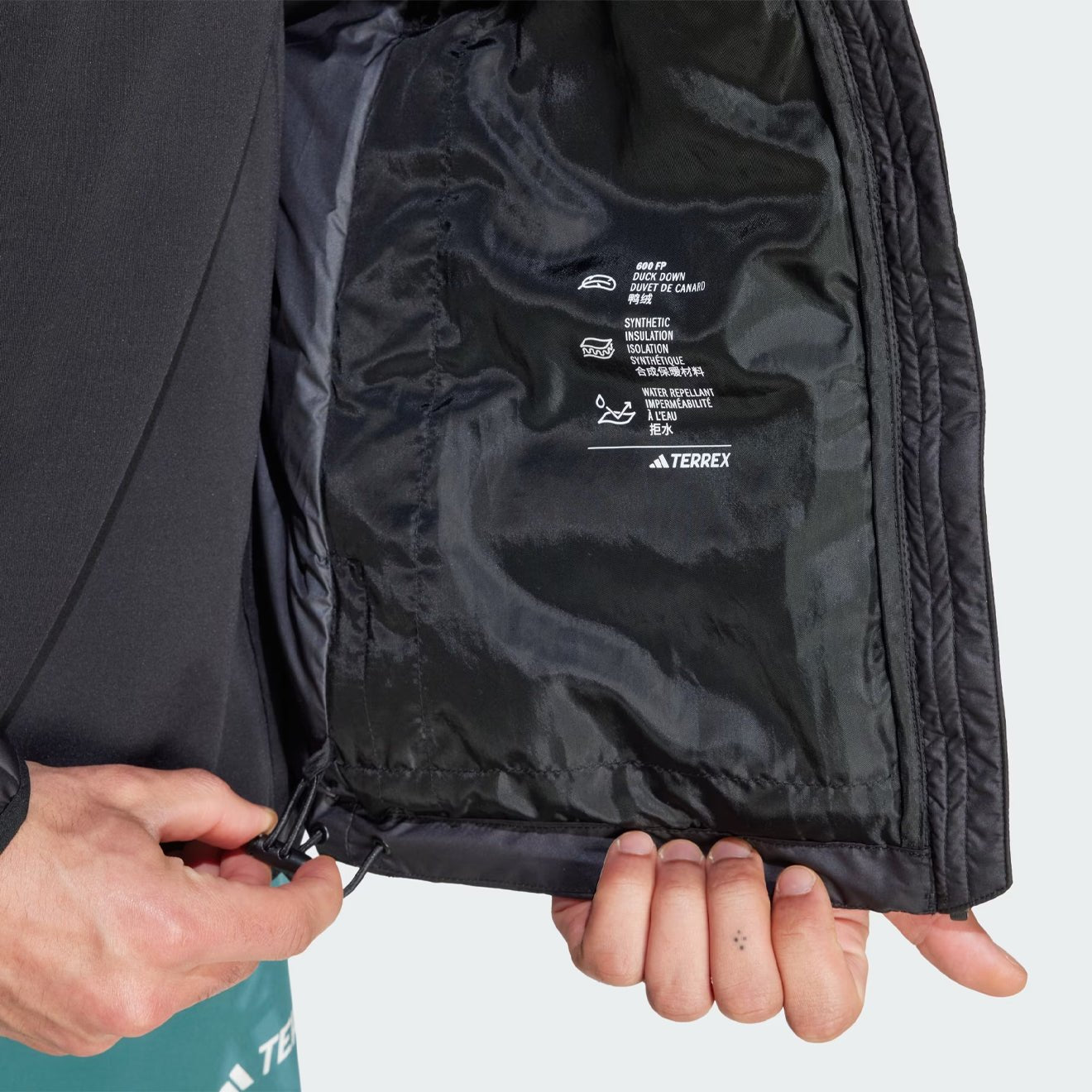 Adidas Terrex MT Down Ho Jacket Black - The Sporting Lodge