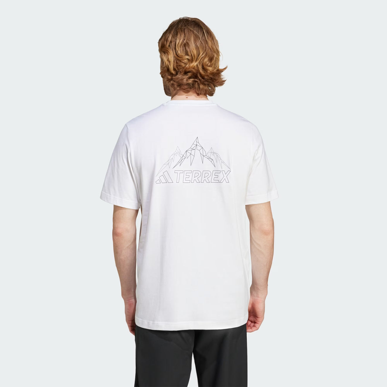 Adidas Terrex Mountain Graphic T-Shirt White - The Sporting Lodge