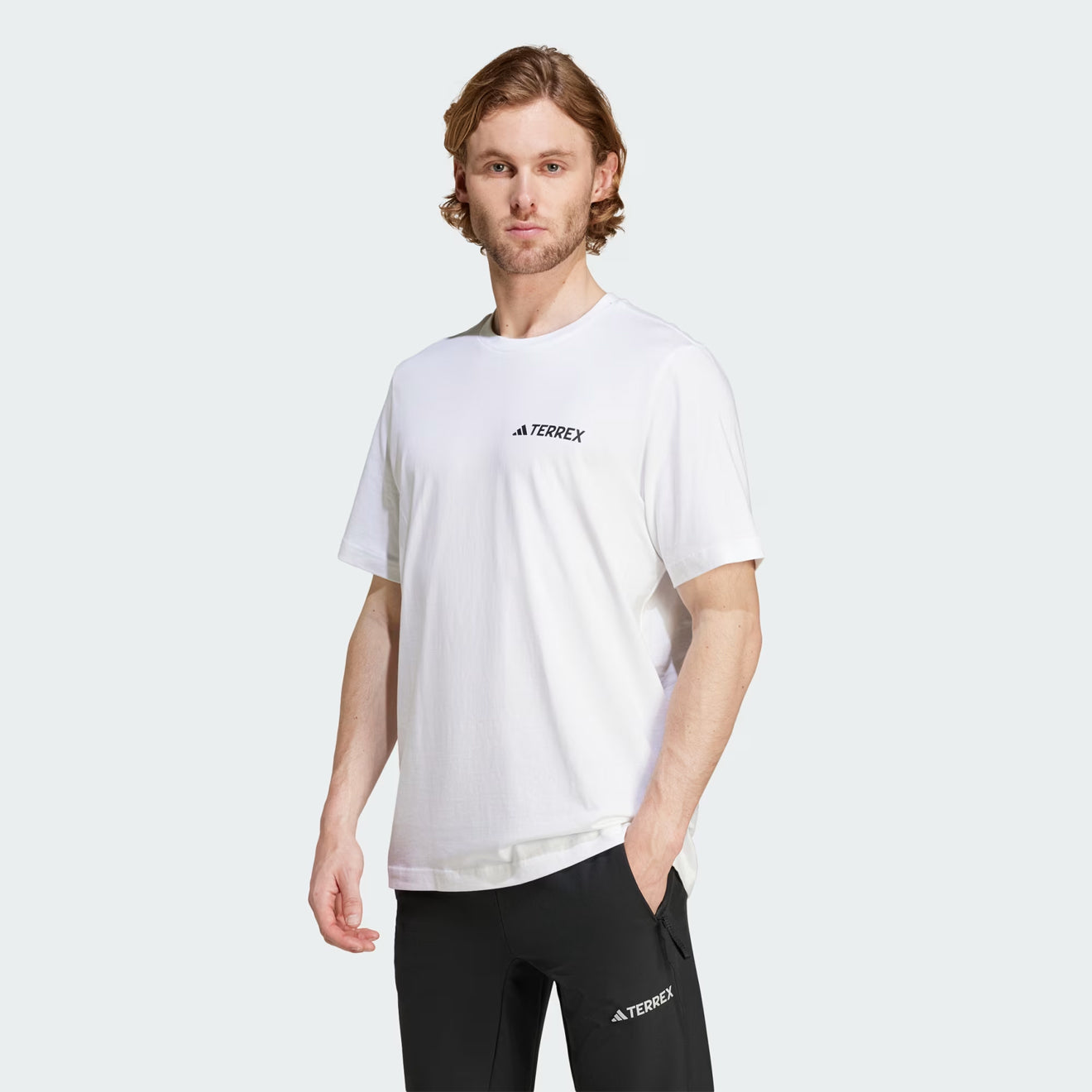 Adidas Terrex Mountain Graphic T-Shirt White - The Sporting Lodge