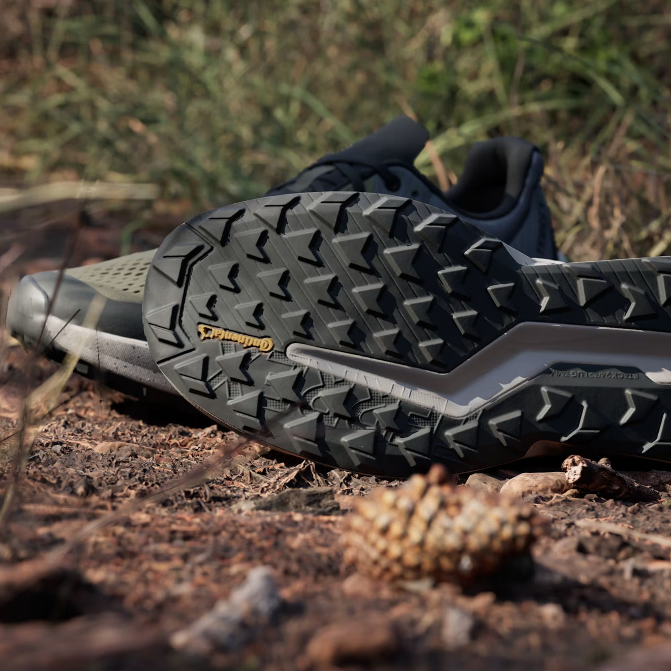 Adidas Terrex Soulstride Flow Trail Running Shoe Olive Strata / Wonder Beige / Charcoal - The Sporting Lodge