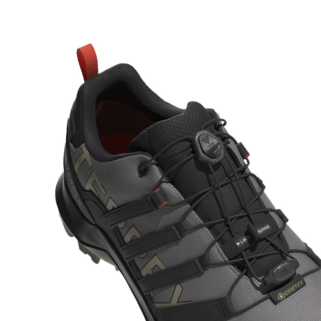 Adidas Terrex Swift R2 Gore-Tex Hiking Shoes Charcoal Grey / Core Black / Olive Stratus - The Sporting Lodge