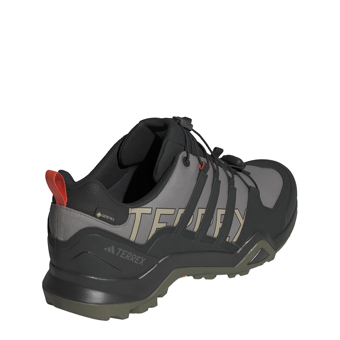 Adidas Terrex Swift R2 Gore-Tex Hiking Shoes Charcoal Grey / Core Black / Olive Stratus - The Sporting Lodge