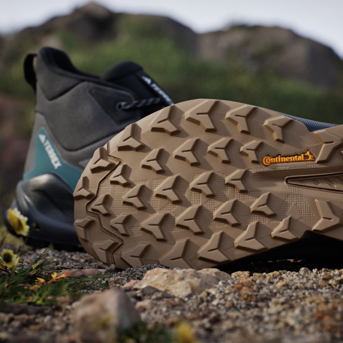 Adidas Terrex Trailmaker 2.0 Mid Gore-Tex Hiking Shoes Grey / Preloved Teal - The Sporting Lodge