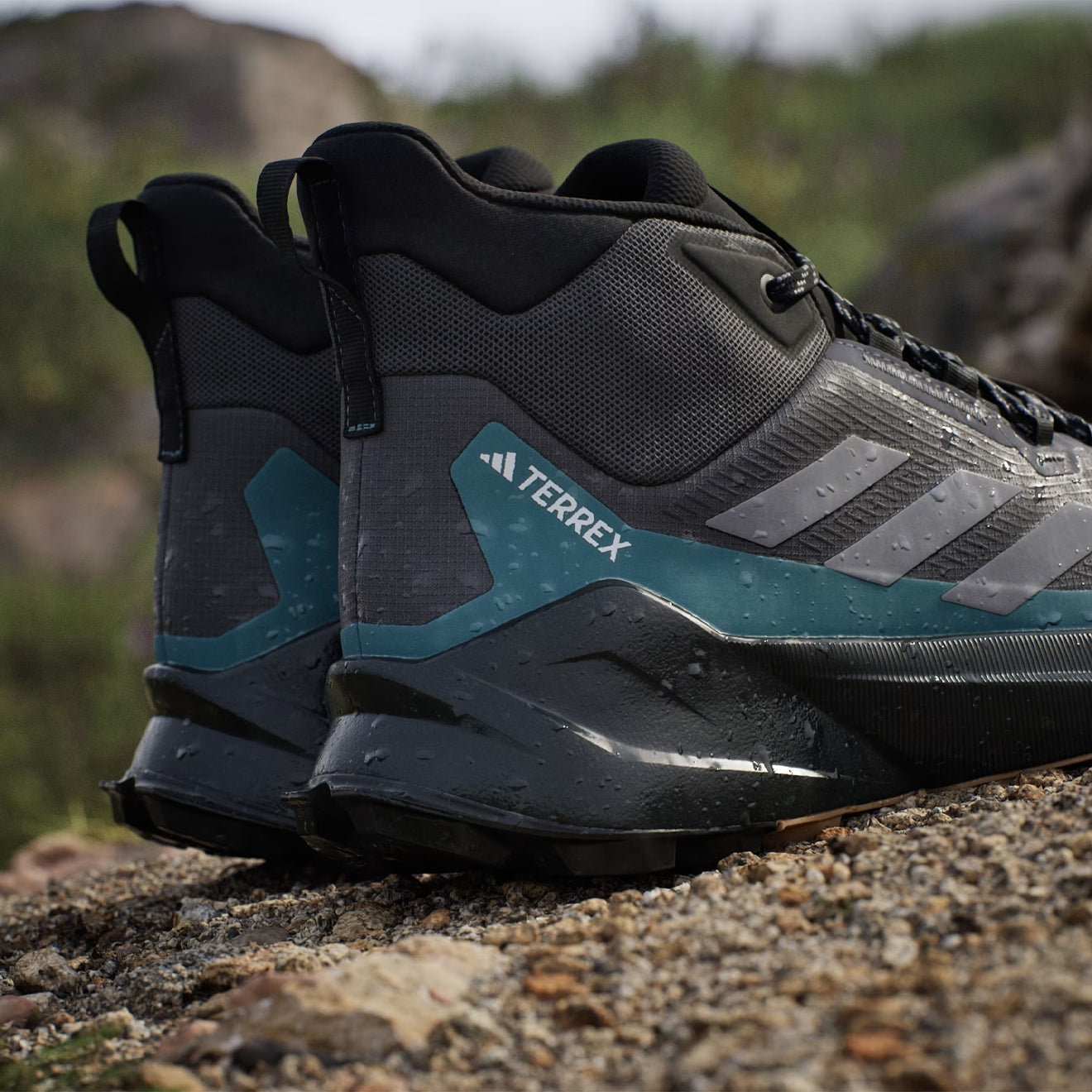 Adidas Terrex Trailmaker 2.0 Mid Gore-Tex Hiking Shoes Grey / Preloved Teal