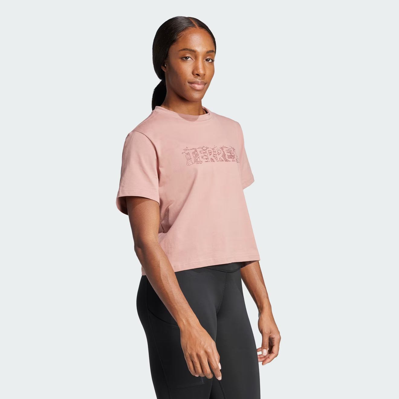 Adidas Terrex Womens Graphic T-Shirt Warm Clay - The Sporting Lodge