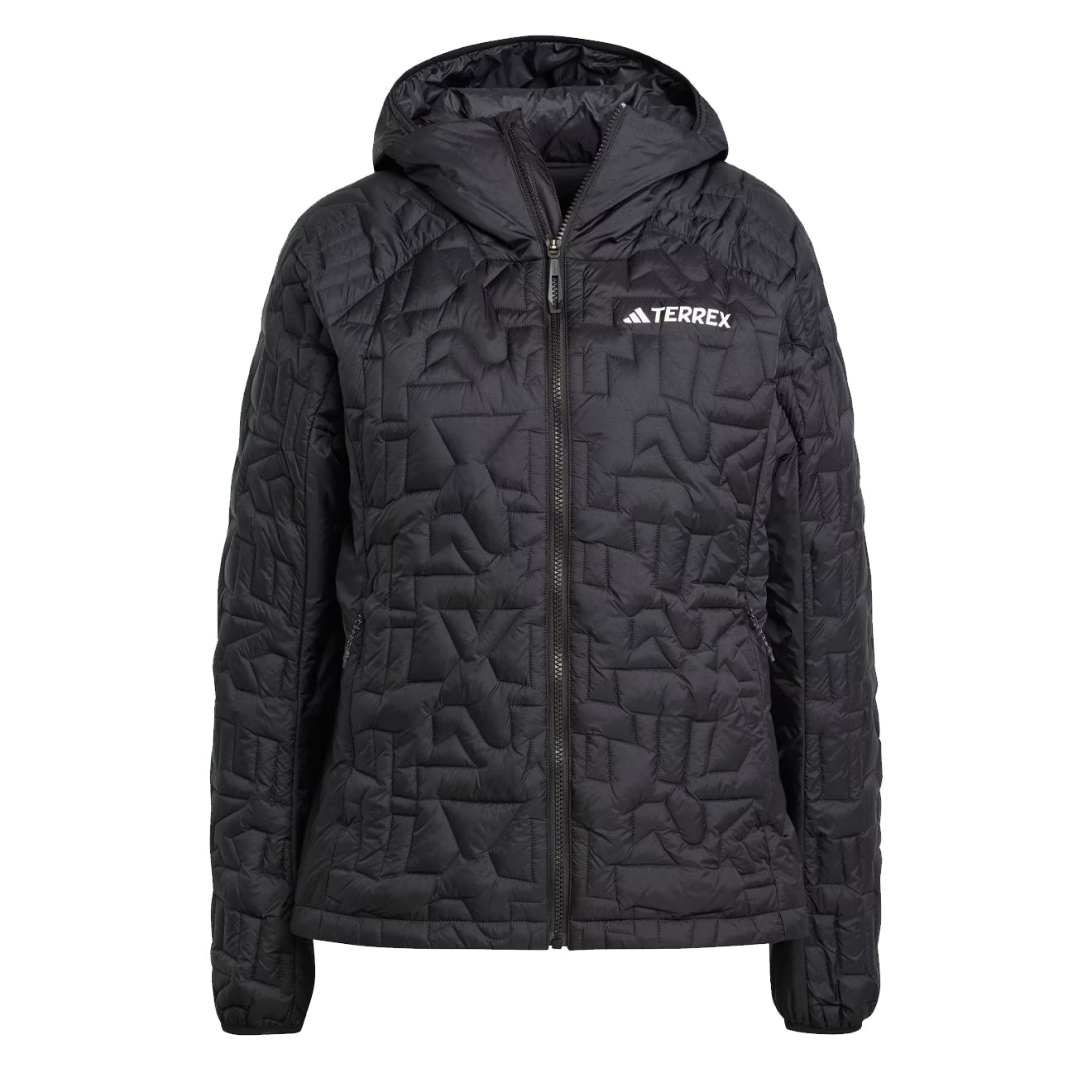 Adidas Terrex Womens Terrex Xperior Primaloft Loose Fill Insulated Hooded Jacket Black - The Sporting Lodge