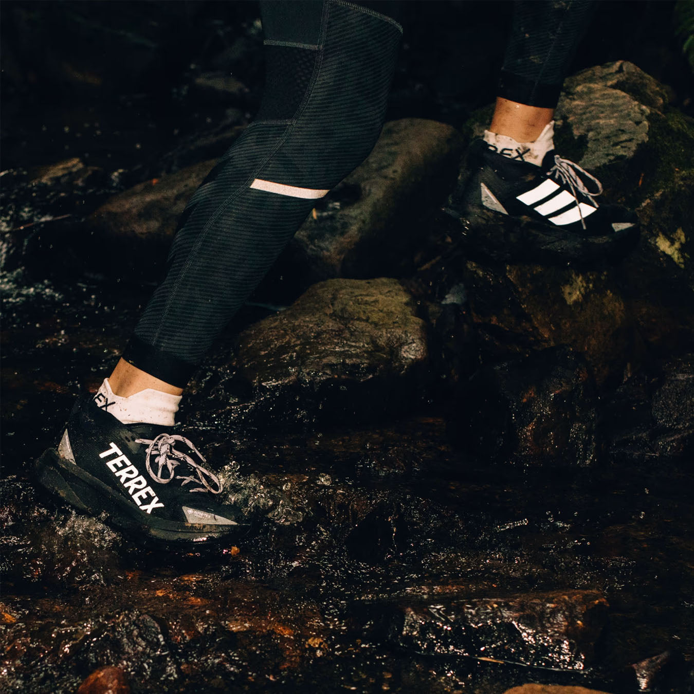 Adidas Terrex Womens Terrex Agravic trail running shoes GTX Black - The Sporting Lodge