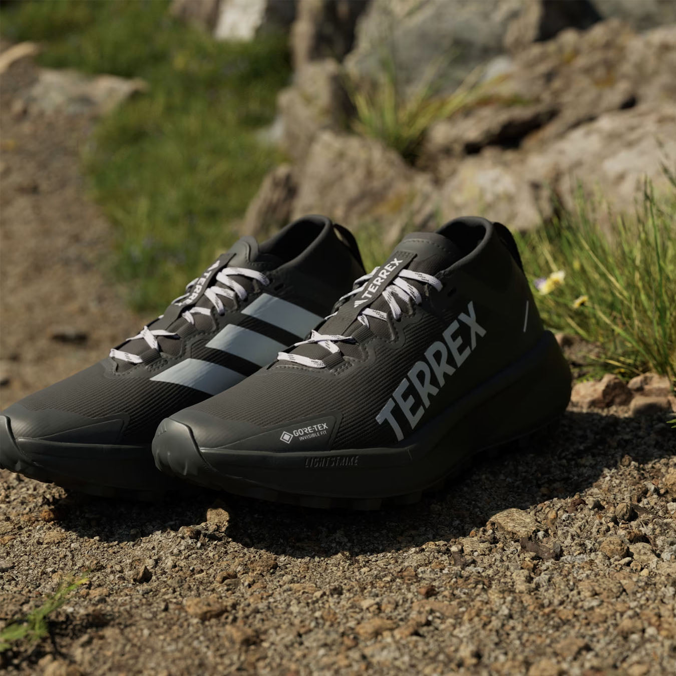 Adidas Terrex Womens Terrex Agravic trail running shoes GTX Black - The Sporting Lodge