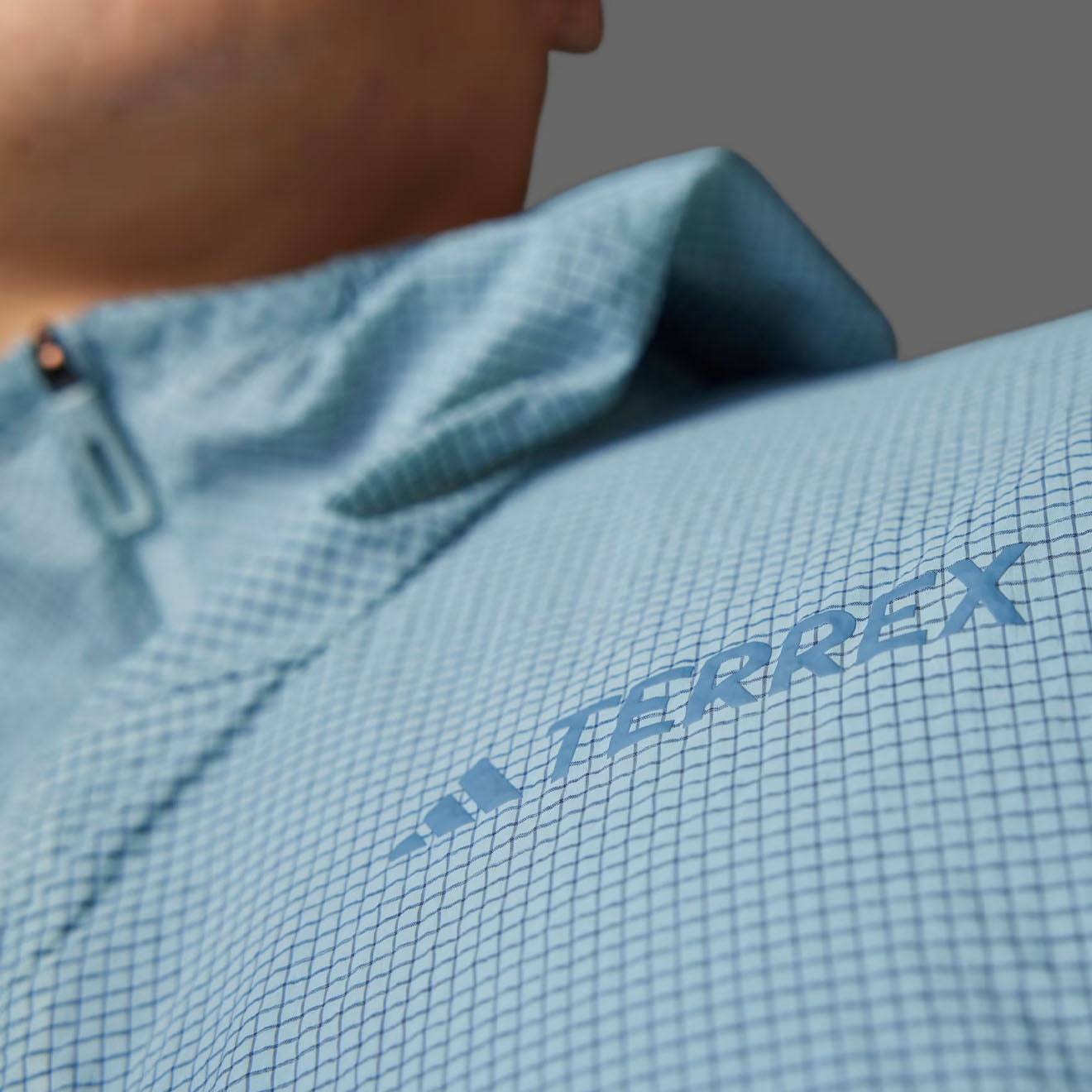 Adidas Terrex XPL Jacket Wind Blue / Grey - The Sporting Lodge