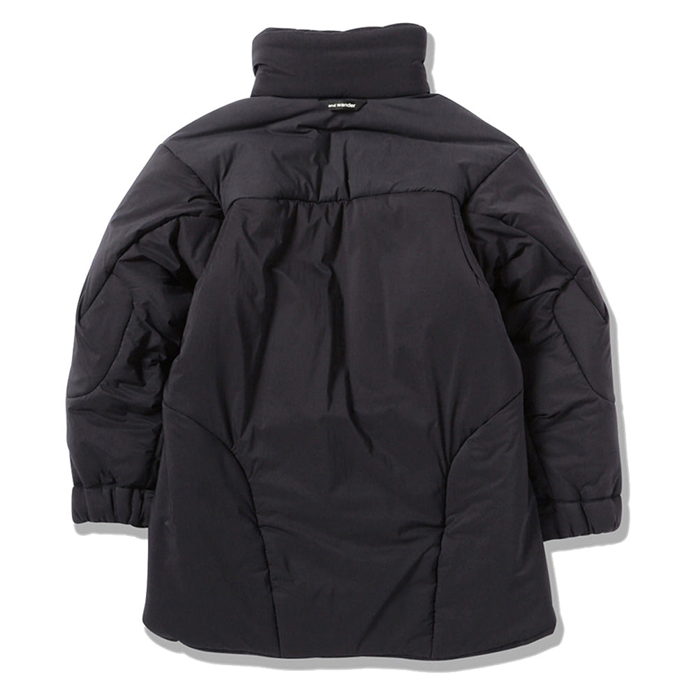 And Wander Top Fleece Coat Black - The Sporting Lodge