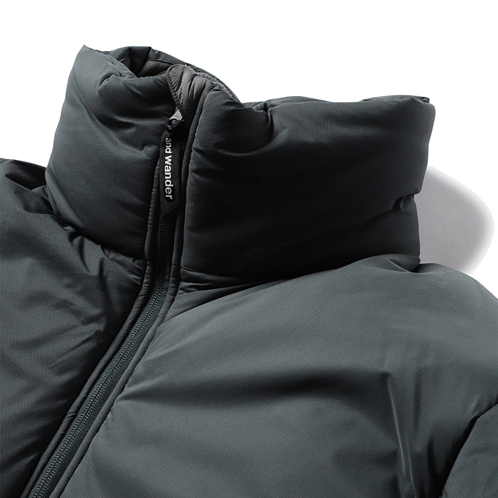 And Wander Top Fleece Coat Black - The Sporting Lodge