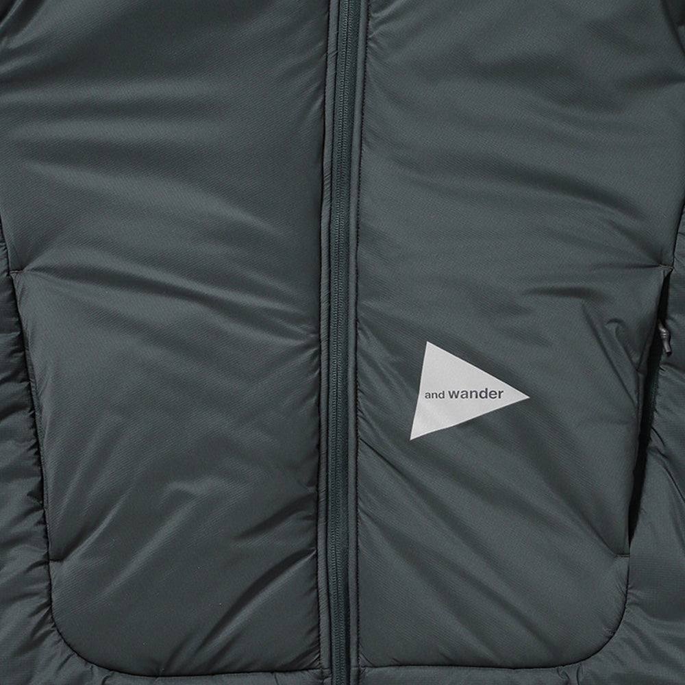 And Wander Top Fleece Coat Black - The Sporting Lodge