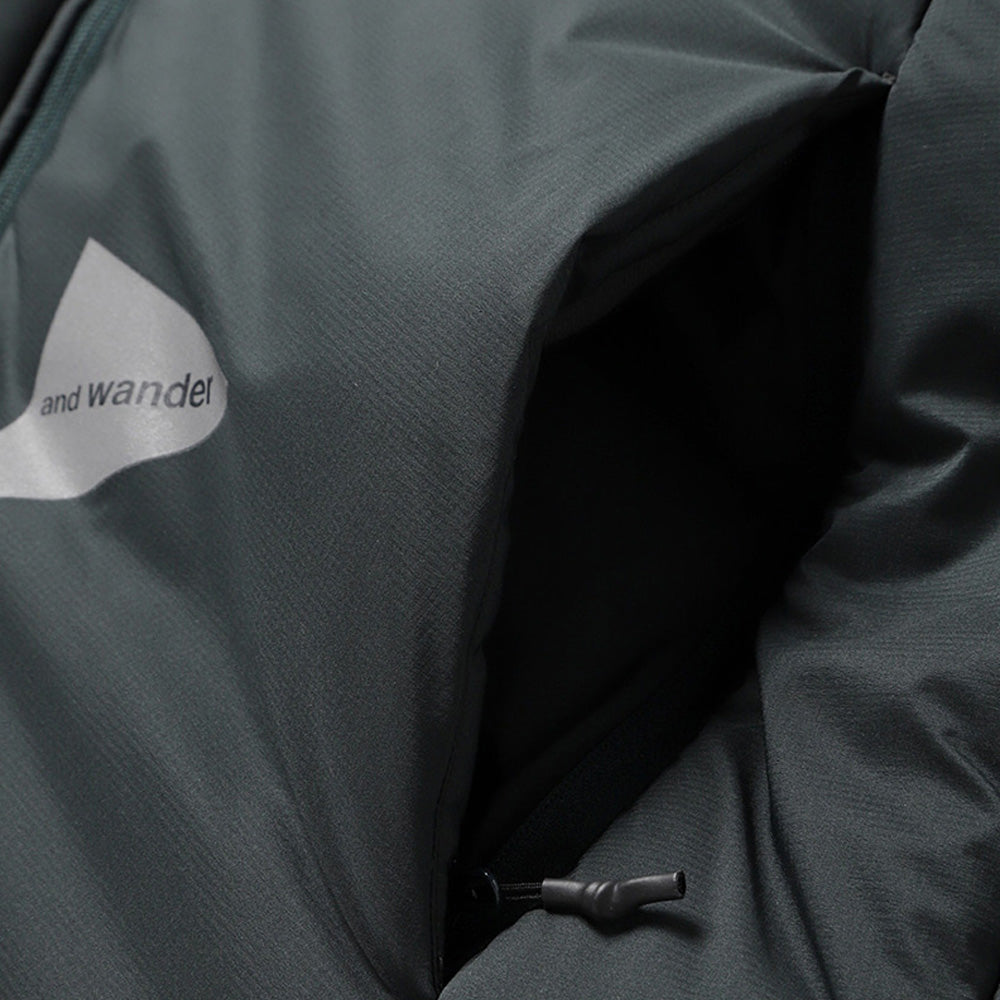 And Wander Top Fleece Coat Black - The Sporting Lodge
