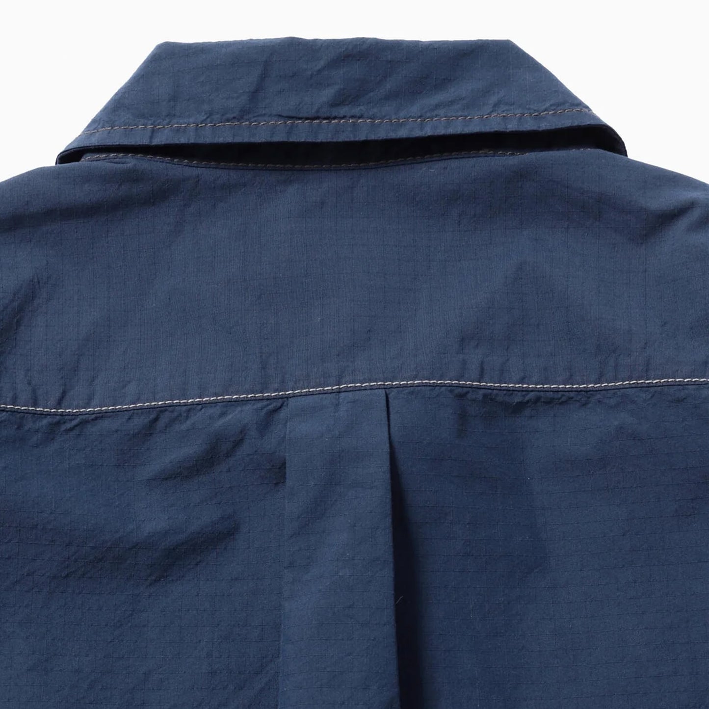 And Wander Cordura Cotton Rip Shirt Jacket Blue - The Sporting Lodge