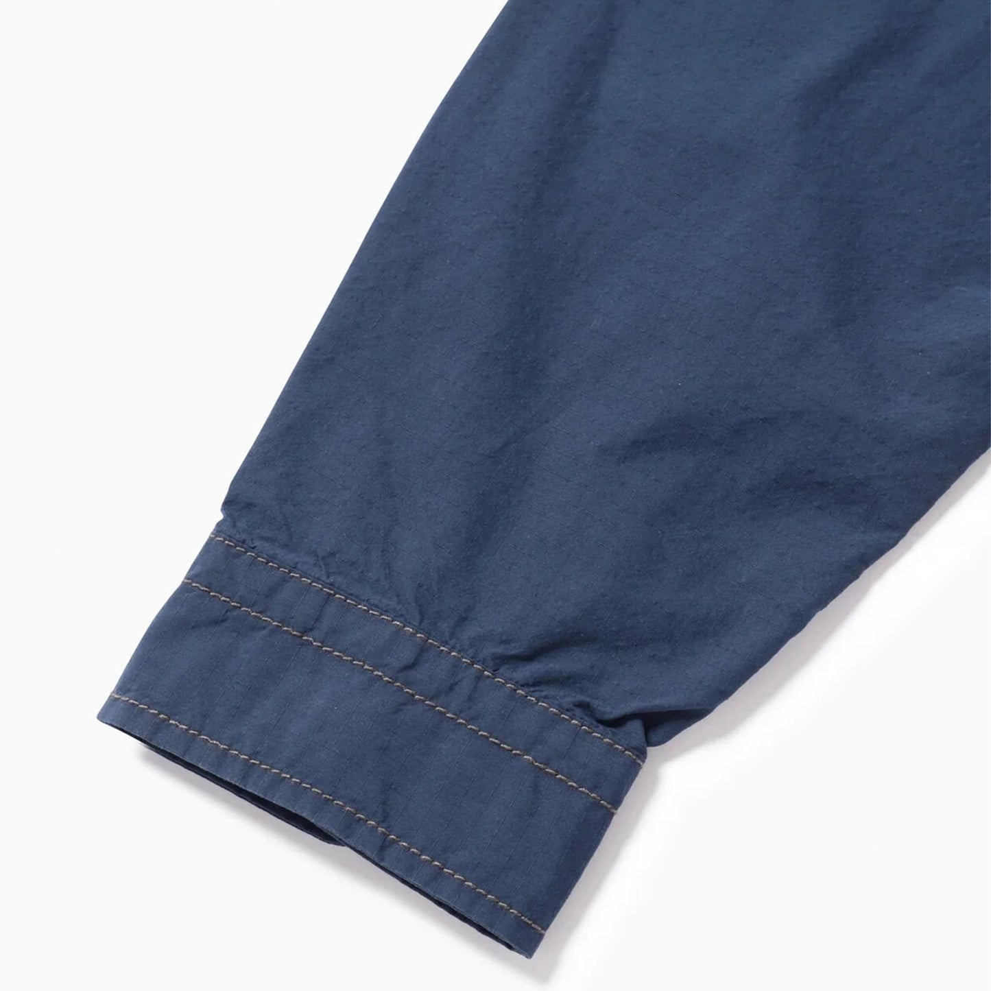 And Wander Cordura Cotton Rip Shirt Jacket Blue - The Sporting Lodge