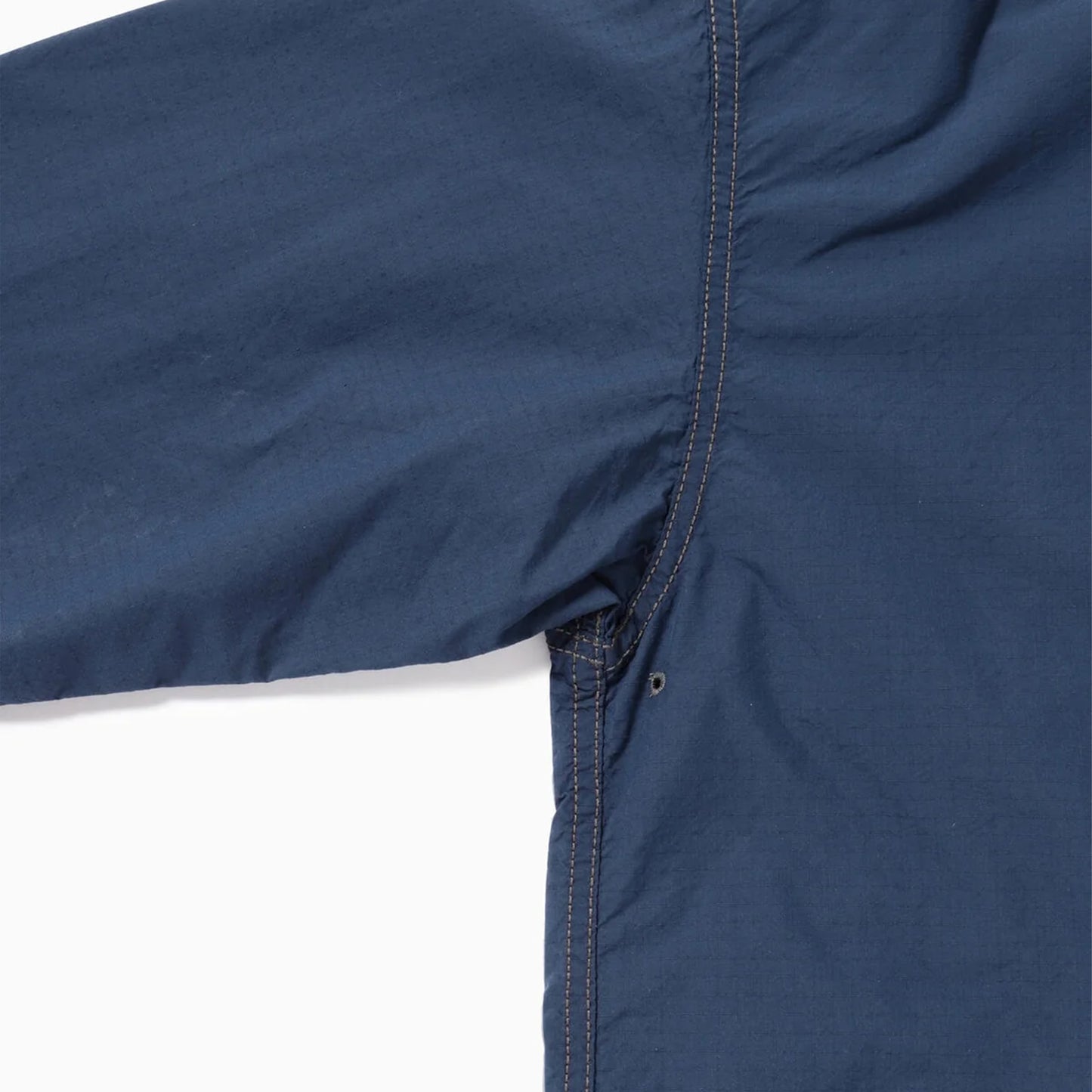 And Wander Cordura Cotton Rip Shirt Jacket Blue - The Sporting Lodge