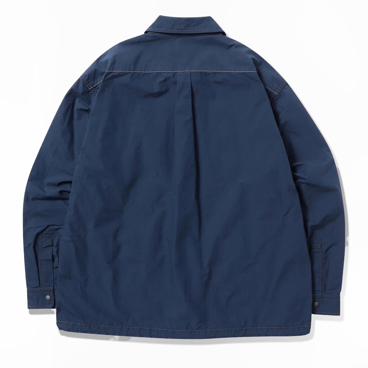 And Wander Cordura Cotton Rip Shirt Jacket Blue - The Sporting Lodge