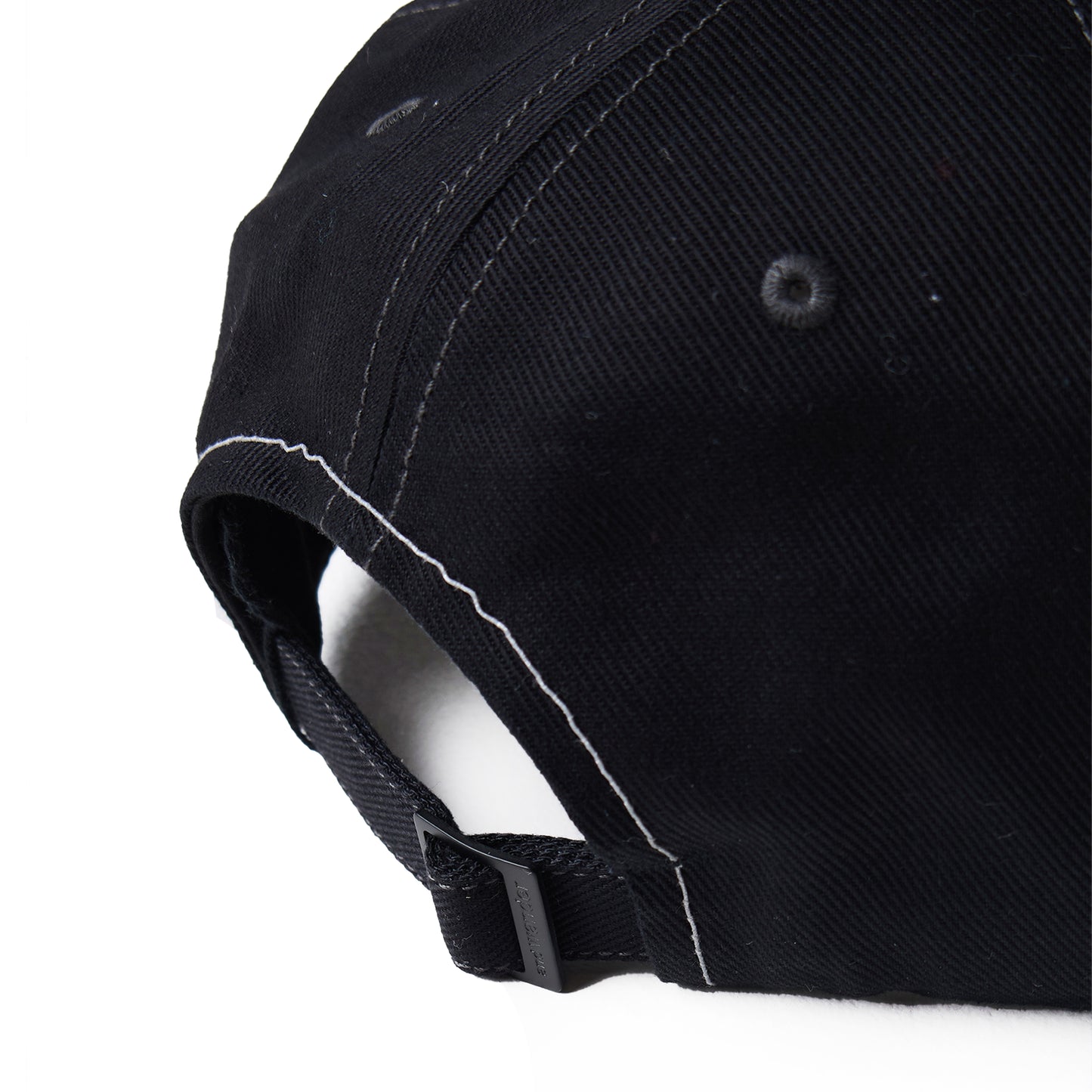And Wander Cotton Twill Cap Black - The Sporting Lodge