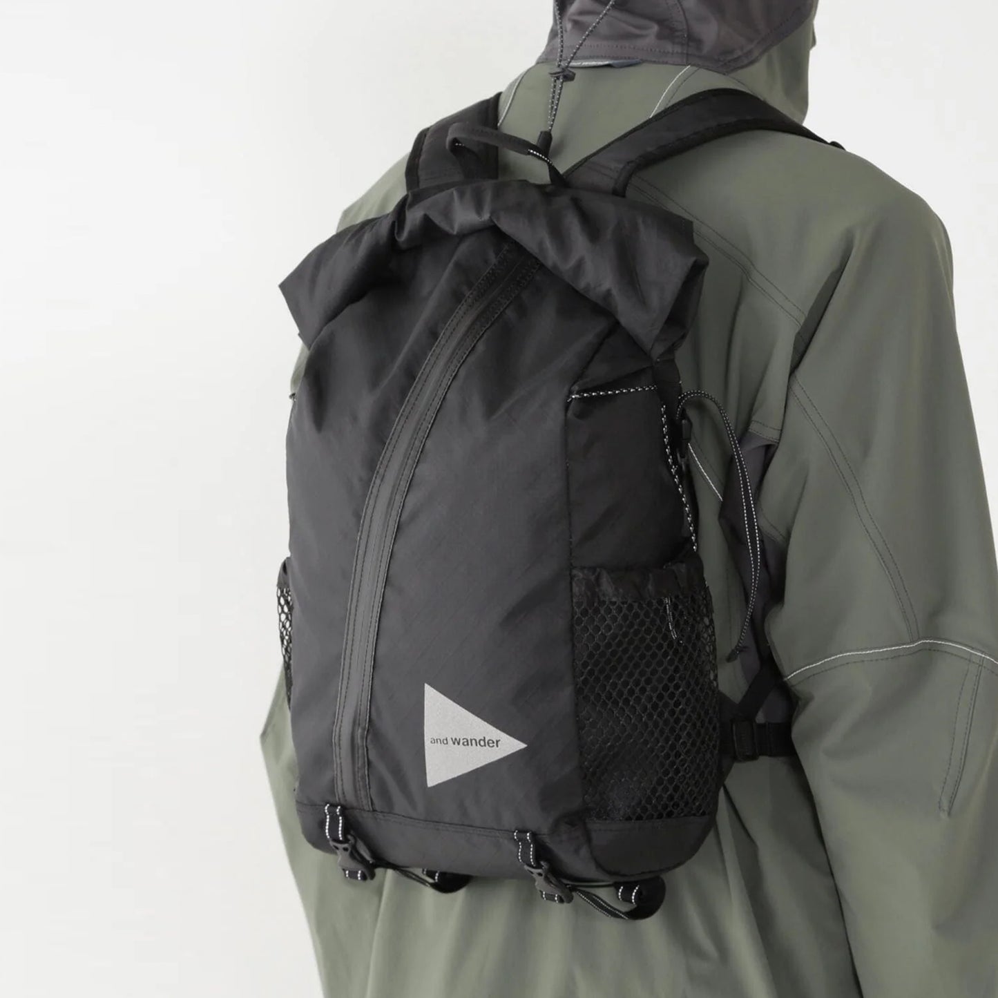 And Wander Ecopak 18L Backpack Black - The Sporting Lodge