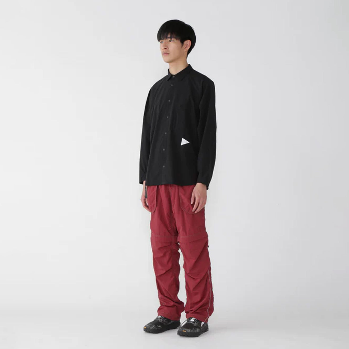 And Wander Fleece Base L/S Shirt Black