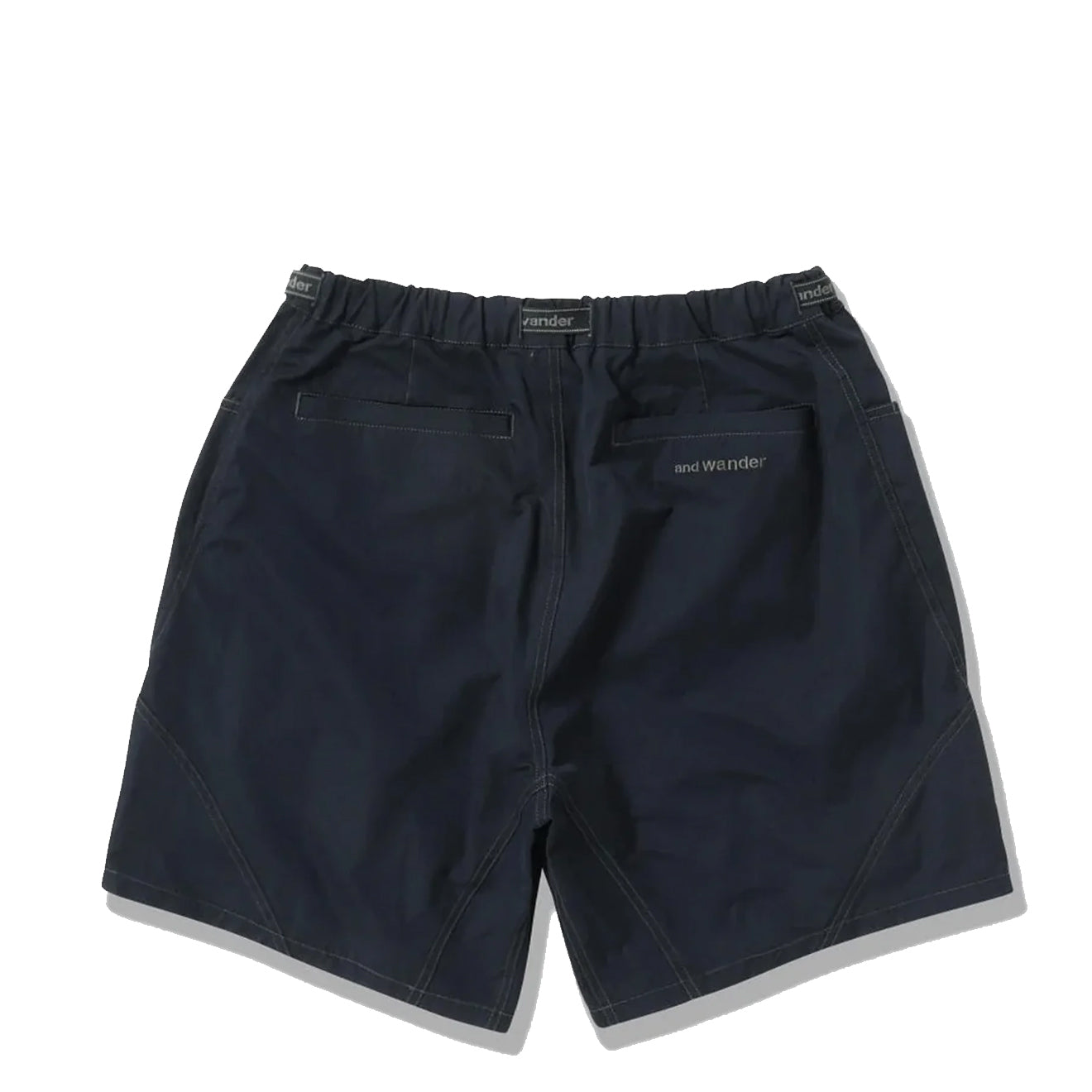 And Wander High Count Cloth Short Pants Navy - The Sporting Lodge
