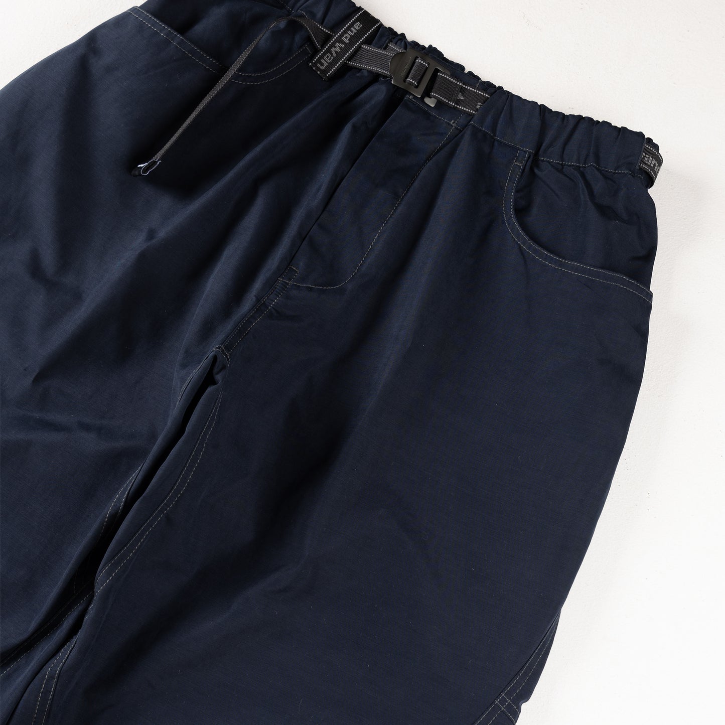And Wander High Count Cloth Wide Pants Navy
