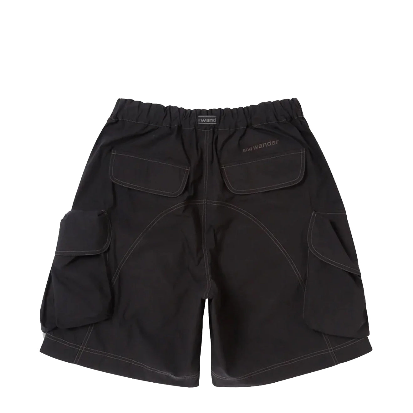 And Wander Multi Pocket Short Pants Black - The Sporting Lodge