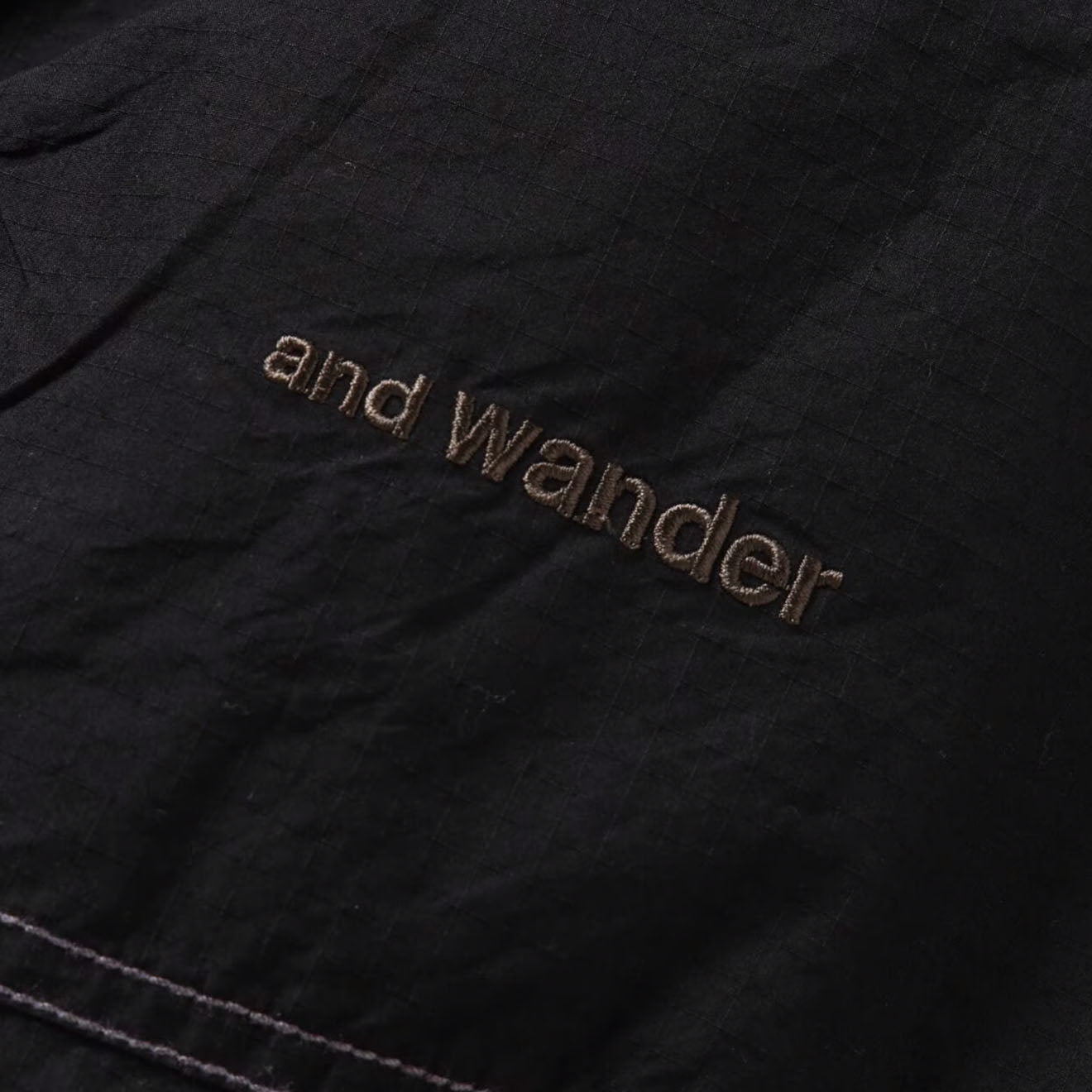 And Wander Womens C/N Rip Skirt Black - The Sporting Lodge