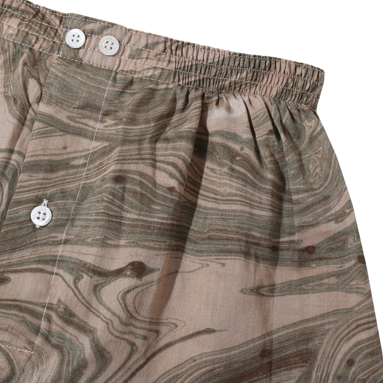 Anonymous Ism Merbing Print Boxers Beige - The Sporting Lodge